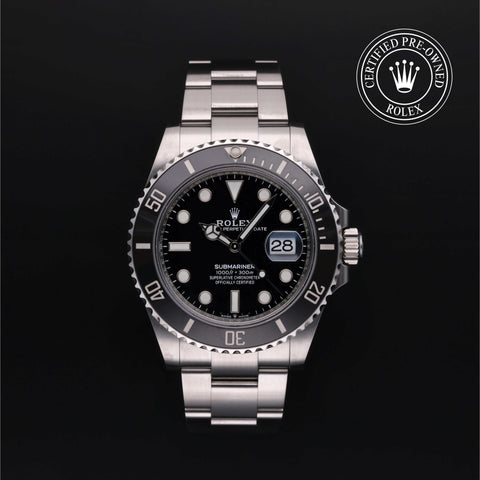 Rolex Certified Pre-Owned Submariner Date in Oyster, 41 mm, Stainless Steel 126610LN watch available at Long's Jewelers.