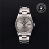 Rolex Certified Pre-Owned Datejust in Oyster, 36 mm, Stainless Steel 16220 watch available at Long's Jewelers.