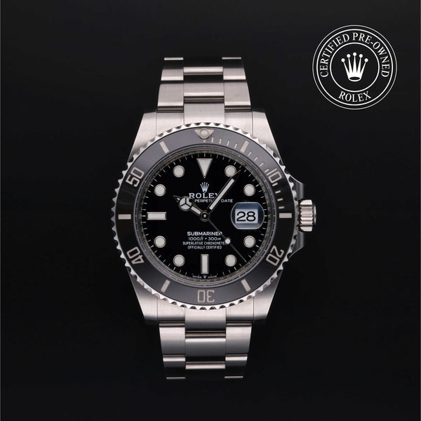 Rolex Certified Pre-Owned Submariner in Oyster, 41 mm, Stainless Steel 126610LN watch available at Long's Jewelers.