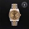Rolex Certified Pre-Owned Datejust in Jubilee, 36 mm, Stainless Steel and yellow gold 116233 watch available at Long's Jewelers.