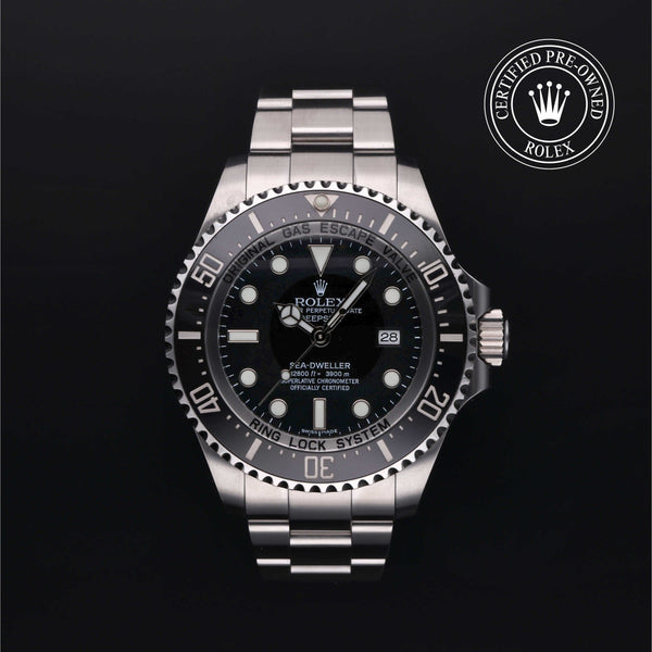 Rolex Certified Pre-Owned Sea-Dweller Oyster, 44 mm, Stainless Steel 116660 watch available at Long's Jewelers.