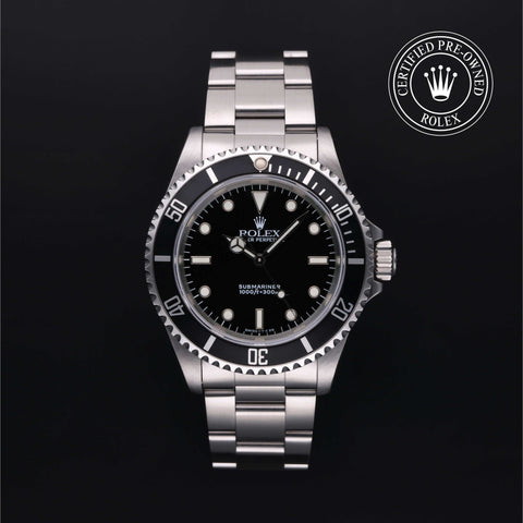 Rolex Certified Pre-Owned Submariner in Oyster, 40 mm, Stainless Steel 14060 watch available at Long's Jewelers.