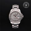 Rolex Certified Pre-Owned Yacht-Master in Oyster, 40 mm, Stainless Steel and platinum 16622 watch available at Long's Jewelers.