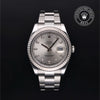 Rolex Certified Pre-Owned Datejust in Oyster, 41 mm, Stainless steel and white gold 116334 watch available at Long's Jewelers.