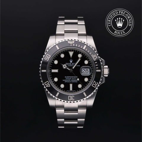 Rolex Certified Pre-Owned Submariner Date in Oyster, 40 mm, Stainless Steel 116610LN watch available at Long's Jewelers.