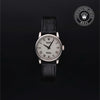 Rolex Certified Pre-Owned Cellini Classic in Leather, 24 mm, 18k white gold 6111/9 watch available at Long's Jewelers.