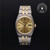 Rolex Certified Pre-Owned Datejust in Oyster, 36 mm, Stainless Steel and yellow gold 17013 watch available at Long's Jewelers.
