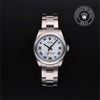 Rolex Certified Pre-Owned Oyster Perpetual in Oyster, 31 mm, Stainless Steel 177200 watch available at Long's Jewelers.