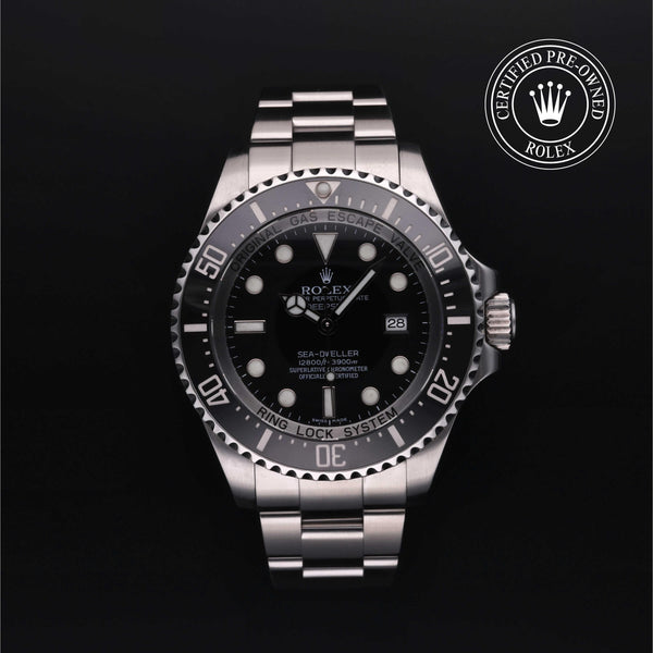 Rolex Certified Pre-Owned Sea-Dweller Oyster, 44 mm, Stainless Steel 116660 watch available at Long's Jewelers.