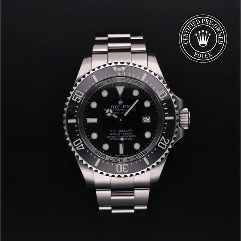 Rolex Certified Pre-Owned Sea-Dweller Oyster, 44 mm, Stainless Steel 116660 watch available at Long's Jewelers.