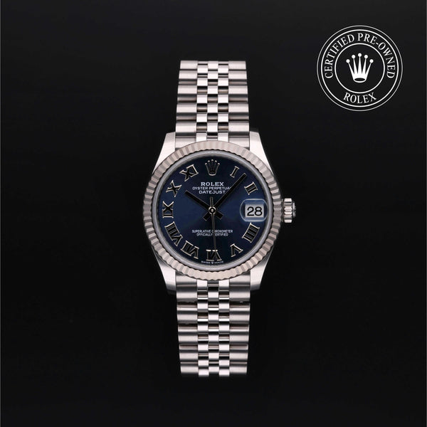 Rolex Certified Pre-Owned Datejust in Jubilee, 31 mm, Stainless Steel and white gold 278274 watch available at Long's Jewelers.
