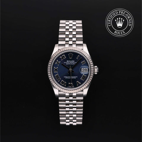 Rolex Certified Pre-Owned Datejust in Jubilee, 31 mm, Stainless Steel and white gold 278274 watch available at Long's Jewelers.