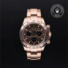 Rolex Certified Pre-Owned Cosmograph Daytona in Oyster, 40 mm, 18k rose gold 116505 watch available at Long's Jewelers.
