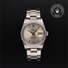 Rolex Certified Pre-Owned Datejust in Oyster, 36 mm, Stainless Steel 16220 watch available at Long's Jewelers.