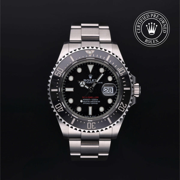 Rolex Certified Pre-Owned Sea-Dweller Oyster, 43 mm, Stainless Steel 126600 watch available at Long's Jewelers.