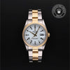 Rolex Certified Pre-Owned Oyster Perpetual in Oyster, 34 mm, Stainless Steel and yellow gold 15223 watch available at Long's Jewelers.