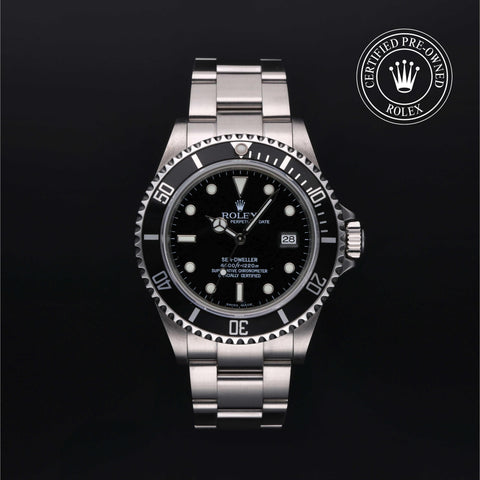Rolex Certified Pre-Owned Sea-Dweller Oyster, 40 mm, Stainless Steel 16600 watch available at Long's Jewelers.