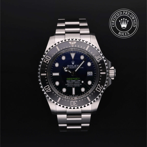 Rolex Certified Pre-Owned Sea-Dweller Oyster, 44 mm, Stainless Steel 136660 watch available at Long's Jewelers.