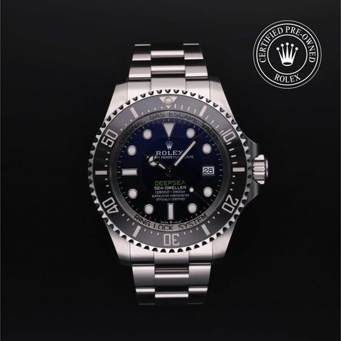 Rolex Certified Pre-Owned Sea-Dweller Oyster, 44 mm, Stainless Steel 136660 watch available at Long's Jewelers.