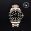 Rolex Certified Pre-Owned GMT Master II in Oyster, 40 mm, Stainless Steel and yellow gold 116713LN watch available at Long's Jewelers.