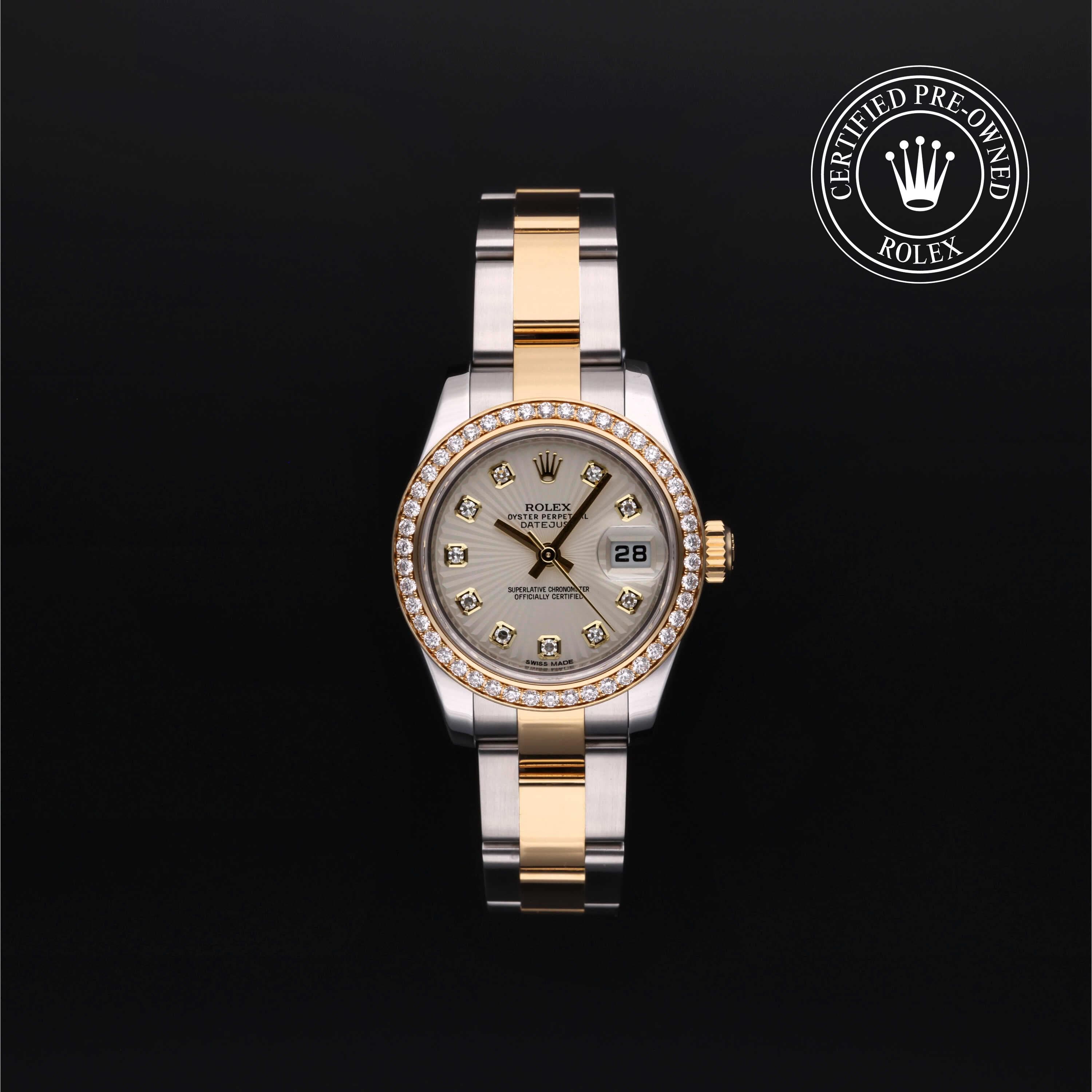 Rolex Certified Pre-Owned Lady-Datejust in 26 mm, Stainless Steel and yellow gold 179383