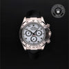 Rolex Certified Pre-Owned Cosmograph Daytona in Black alligator leather, 40 mm, 18k white gold 116519 watch available at Long's Jewelers.