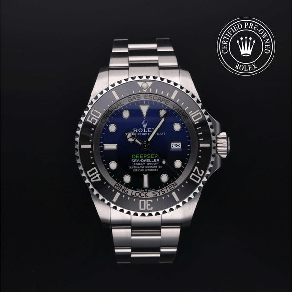 Rolex Certified Pre-Owned Sea-Dweller Oyster, 44 mm, Stainless Steel 126660 watch available at Long's Jewelers.
