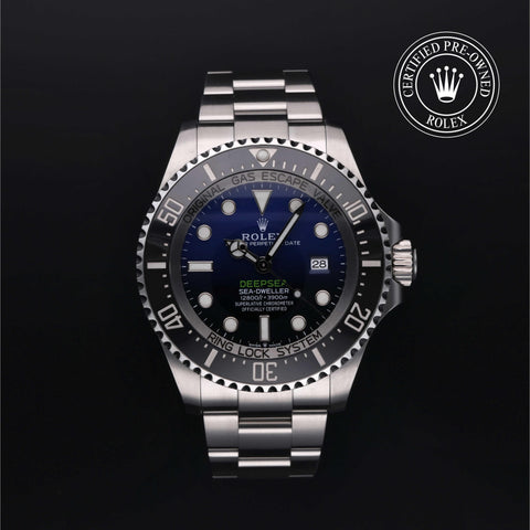 Rolex Certified Pre-Owned Sea-Dweller Oyster, 44 mm, Stainless Steel 126660 watch available at Long's Jewelers.