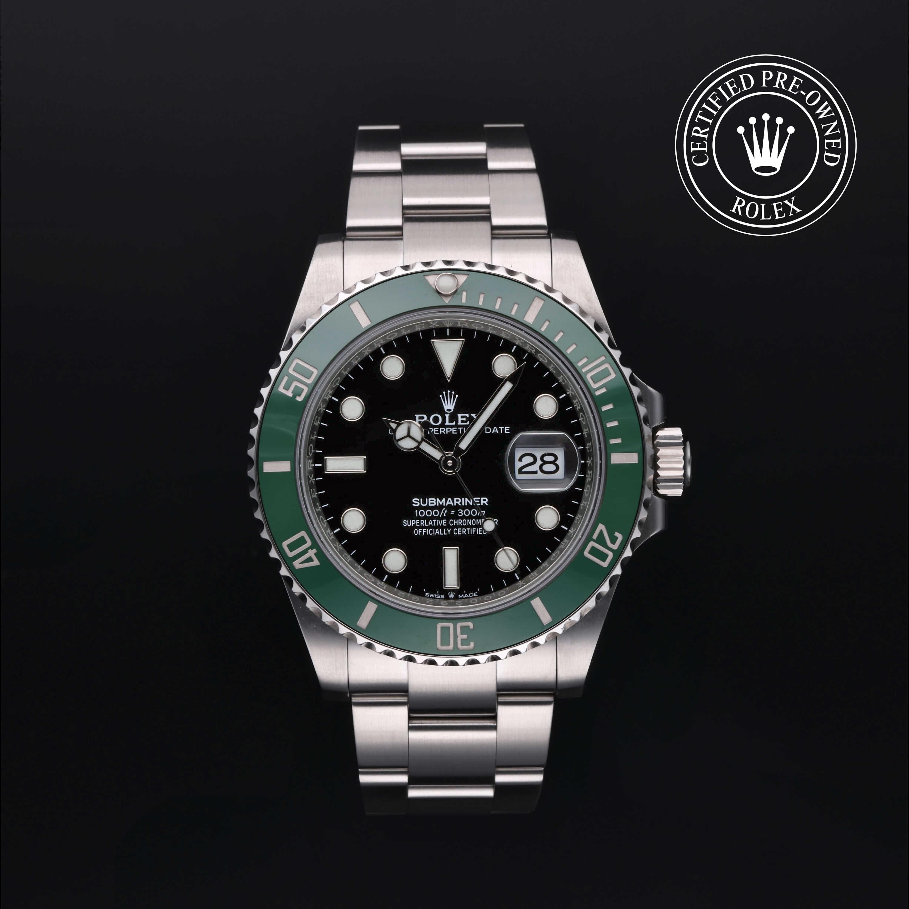 Rolex Certified Pre-Owned Submariner Date in Oyster, 41 mm, Stainless Steel 126610LV watch available at Long's Jewelers.