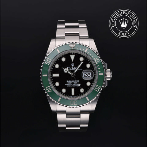 Rolex Certified Pre-Owned Submariner Date in Oyster, 41 mm, Stainless Steel 126610LV watch available at Long's Jewelers.
