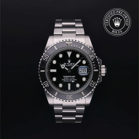 Rolex Certified Pre-Owned Submariner Date in Oyster, 41 mm, Stainless Steel 126610LN watch available at Long's Jewelers.