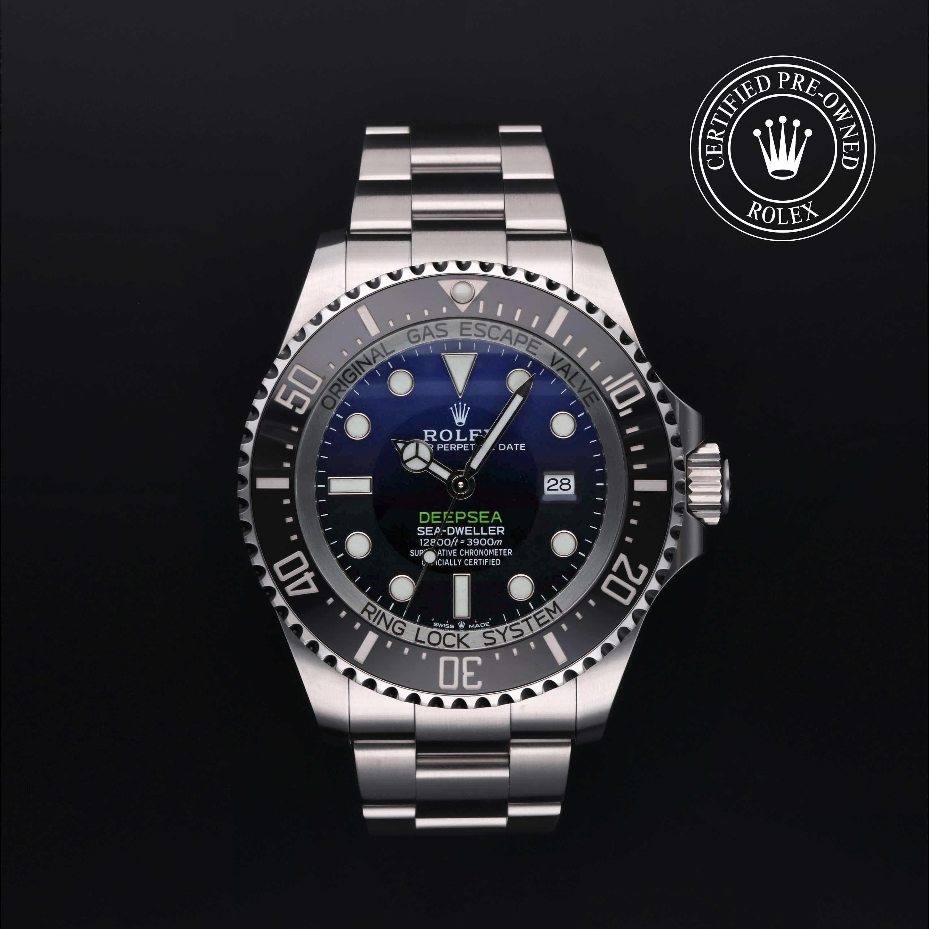 Rolex Certified Pre-Owned Sea-Dweller Oyster, 44 mm, Stainless Steel 126660 watch available at Long's Jewelers.