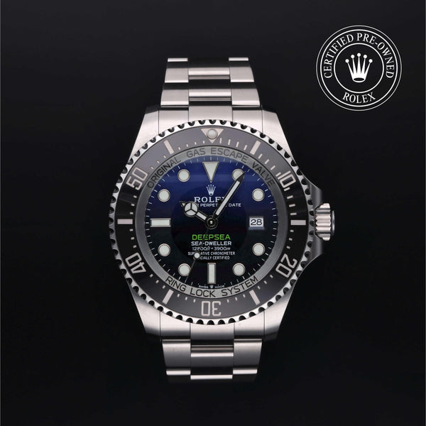 Rolex Certified Pre-Owned Sea-Dweller Oyster, 44 mm, Stainless Steel 126660 watch available at Long's Jewelers.