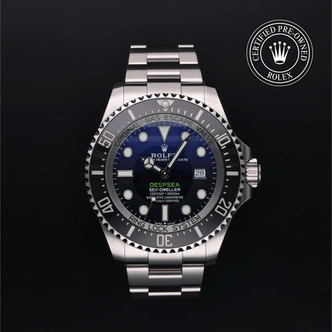 Rolex Certified Pre-Owned Sea-Dweller Oyster, 44 mm, Stainless Steel 126660 watch available at Long's Jewelers.