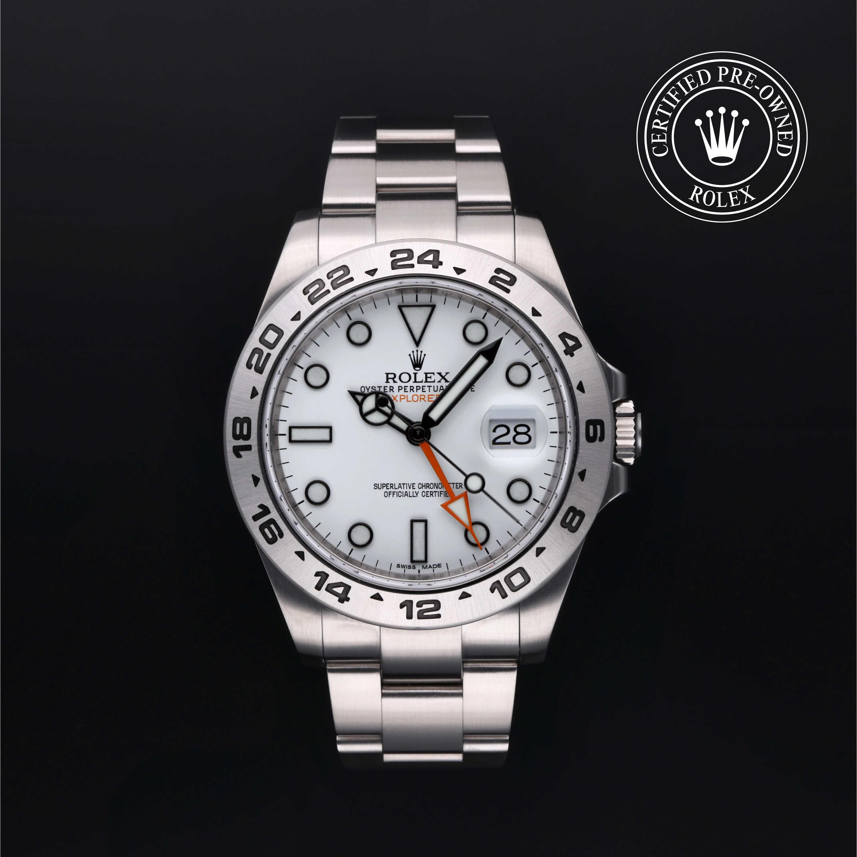 Rolex Certified Pre-Owned Explorer II in Oyster, 42 mm, Stainless Steel 216570