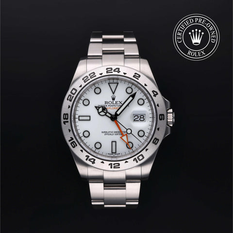 Rolex Certified Pre-Owned Explorer II in Oyster, 42 mm, Stainless Steel 216570