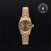 Rolex Certified Pre-Owned Lady-Datejust in 26 mm, 18k yellow gold 69178 watch available at Long's Jewelers.