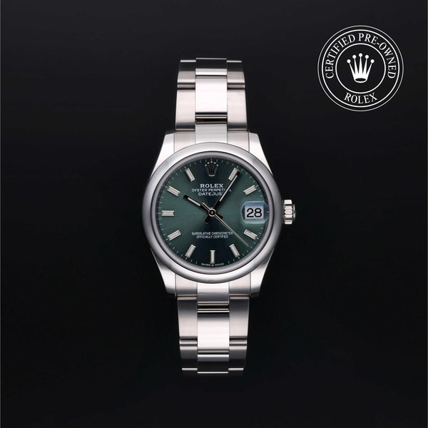 Rolex Certified Pre-Owned Datejust in Oyster, 31 mm, Stainless Steel 278240 watch available at Long's Jewelers.