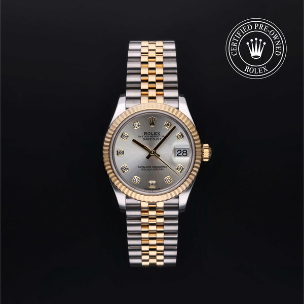 Rolex Certified Pre-Owned Datejust in Jubilee, 31 mm, Stainless Steel and yellow gold 278273 watch available at Long's Jewelers.