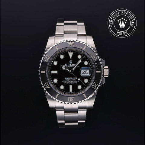 Rolex Certified Pre-Owned Submariner Date in Oyster, 40 mm, Stainless Steel 116610LN watch available at Long's Jewelers.