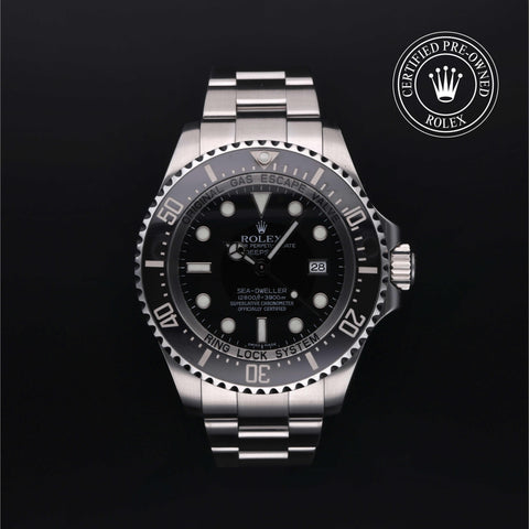Rolex Certified Pre-Owned Sea-Dweller Oyster, 44 mm, Stainless Steel 116660 watch available at Long's Jewelers.