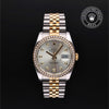 Rolex Certified Pre-Owned Datejust in Jubilee, 36 mm, Stainless Steel and yellow gold 116243 watch available at Long's Jewelers.