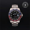 Rolex Certified Pre-Owned GMT Master II in Oyster, 40 mm, 18k white gold 116719BLRO watch available at Long's Jewelers.