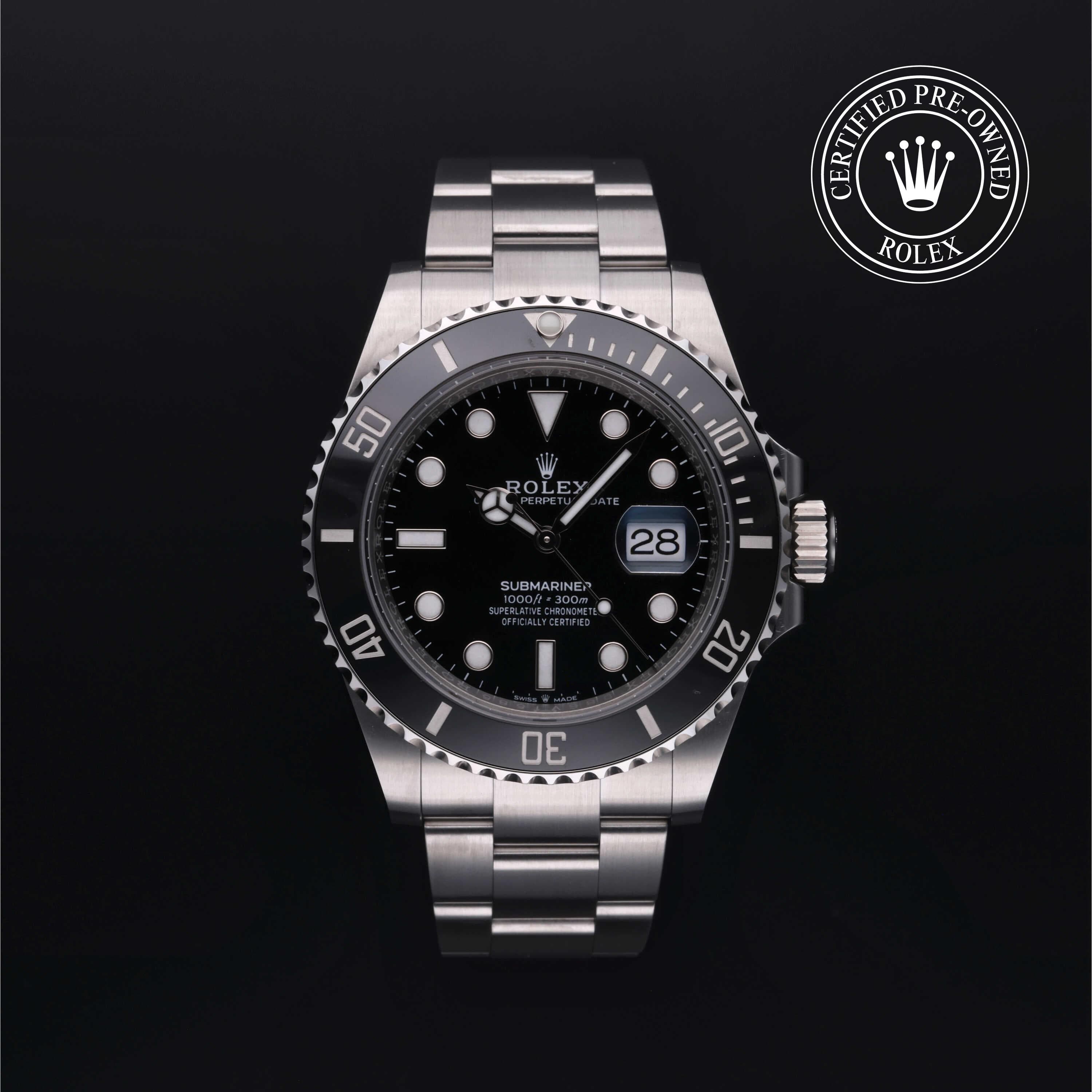 Rolex Certified Pre-Owned Submariner Date in Oyster, 41 mm, Stainless Steel 126610LN watch available at Long's Jewelers.