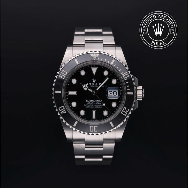Rolex Certified Pre-Owned Submariner Date in Oyster, 41 mm, Stainless Steel 126610LN watch available at Long's Jewelers.