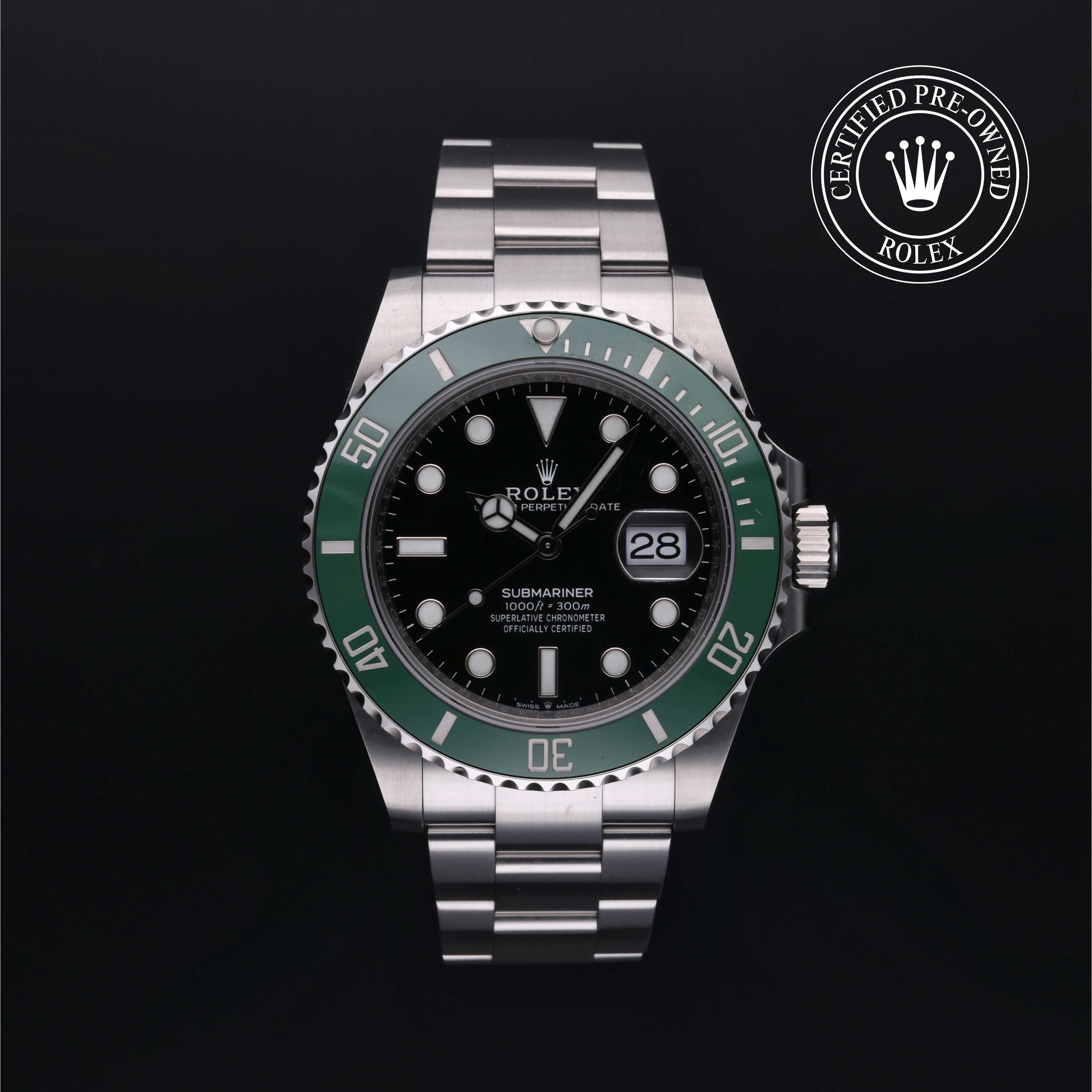 Rolex Certified Pre-Owned Submariner Date in Oyster, 41 mm, Stainless Steel 126610LV watch available at Long's Jewelers.