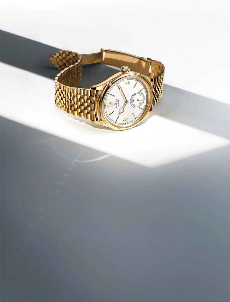 Rolex 1908 watch in yellow gold