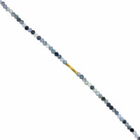 18K Yellow Gold Sapphire Bead Bracelet
