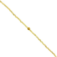 18K Yellow Gold Yellow Sapphire Bead Bracelet