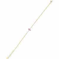 Emily P. Wheeler 18K Yellow Gold Pink Sapphire Tilly Bracelet